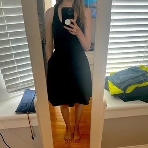 Black aline lululemon lab skirt